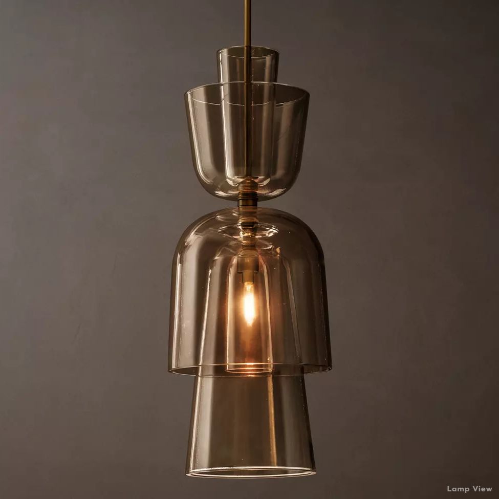 Blom Glass Grand Flute Pendant Light