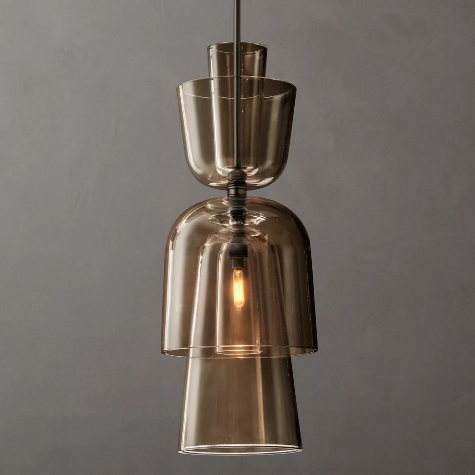 Blom Glass Grand Flute Pendant Light