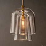 Blom Glass Flute Pendant Light