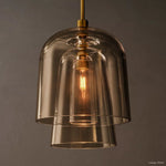 Blom Glass Flute Pendant Light