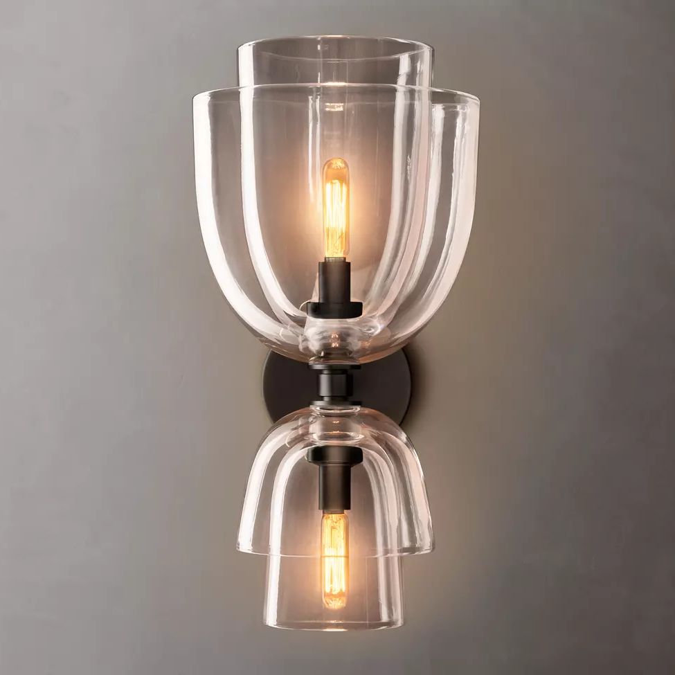 Blom Glass Grand Cloche Wall Sconce