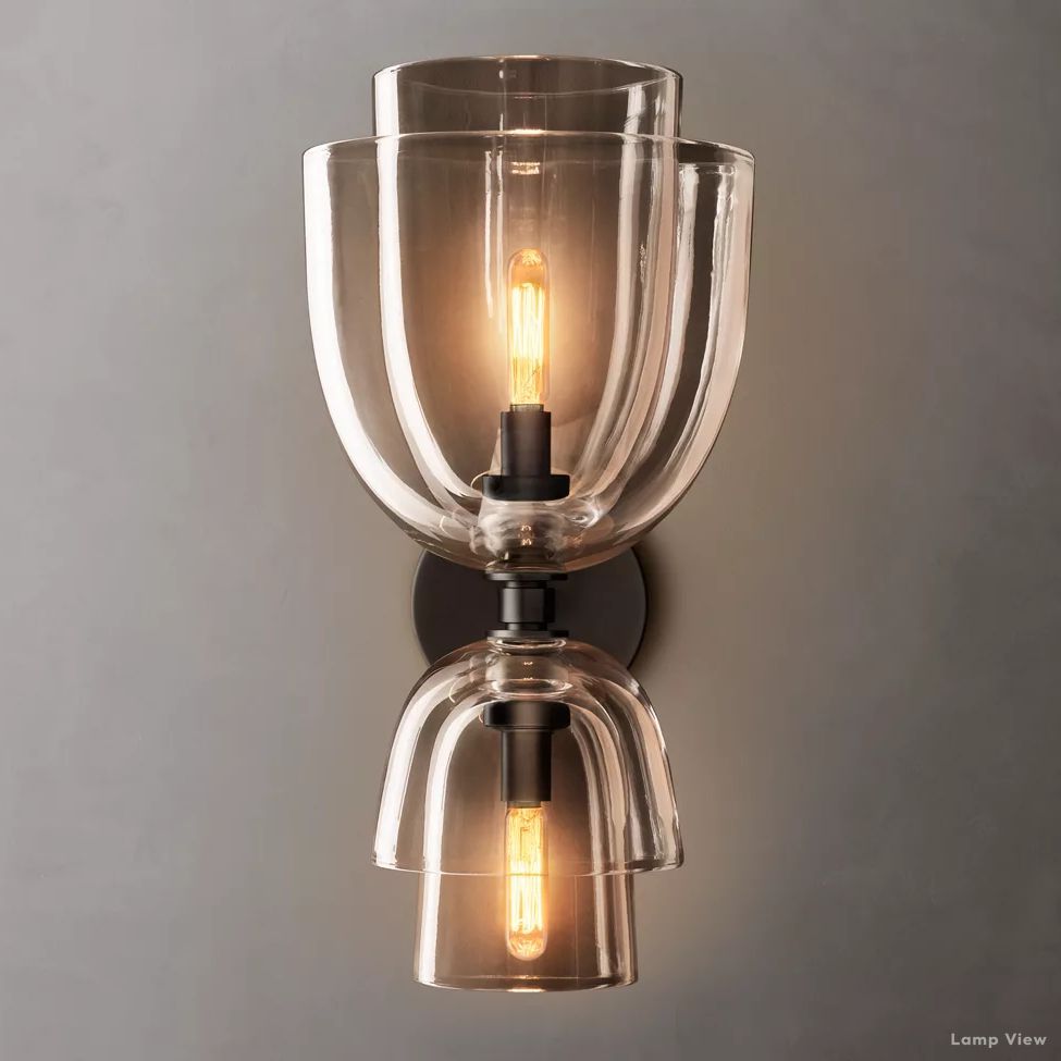 Blom Glass Grand Cloche Wall Sconce