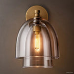 Blom Glass Cloche Wall Sconce