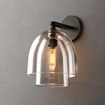 Blom Glass Cloche Wall Sconce