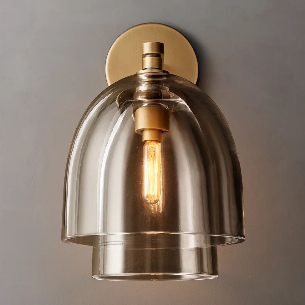 Blom Glass Cloche Wall Sconce