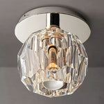 Boule Geometric Cristal Flush Mount 6"