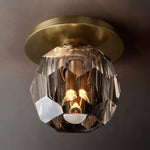 Boule Geometric Cristal Flush Mount 6"