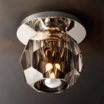 Boule Geometric Cristal Flush Mount 6"