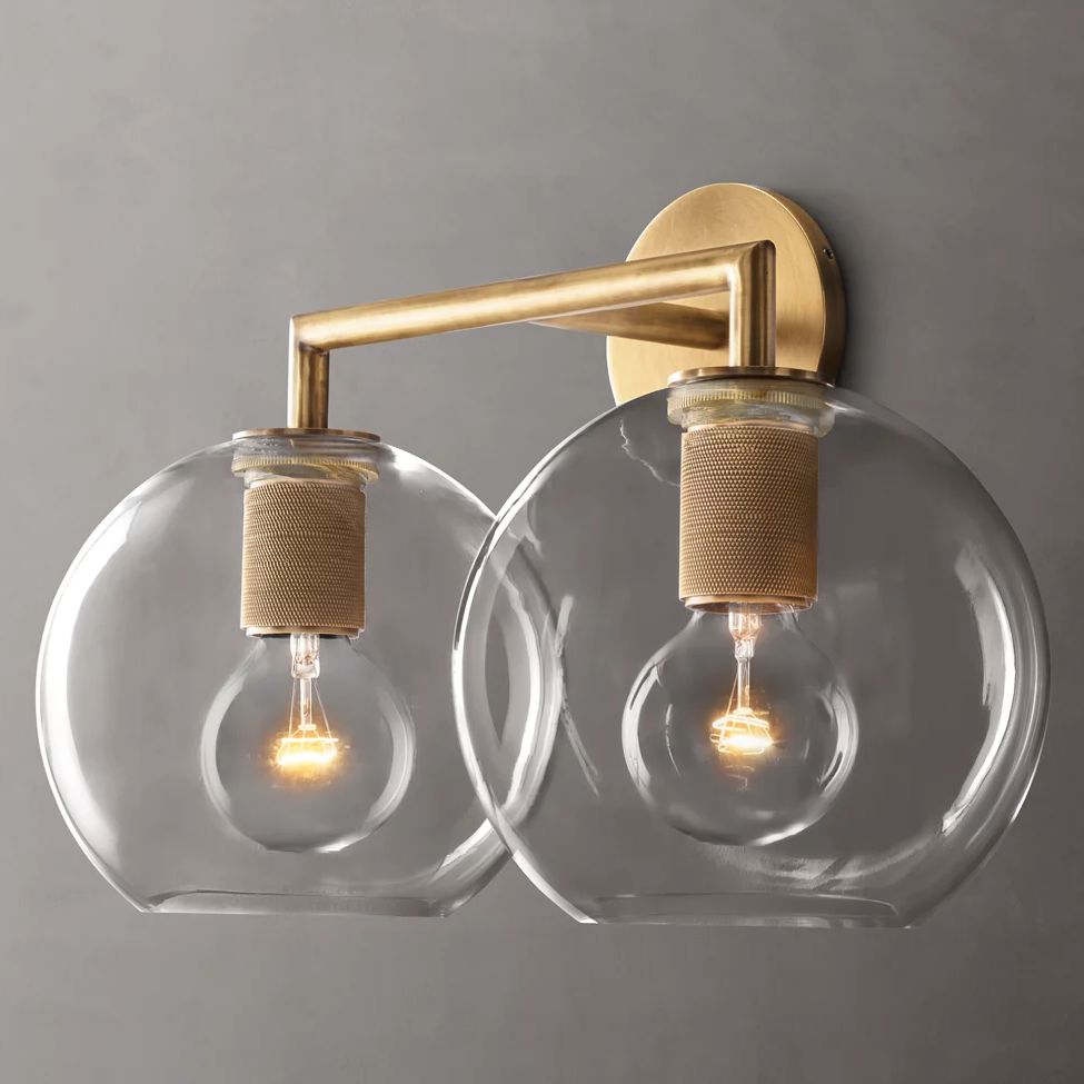 Utilitaire Globe Double Wall Sconce