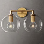 Utilitaire Globe Shade Double Wall Sconce