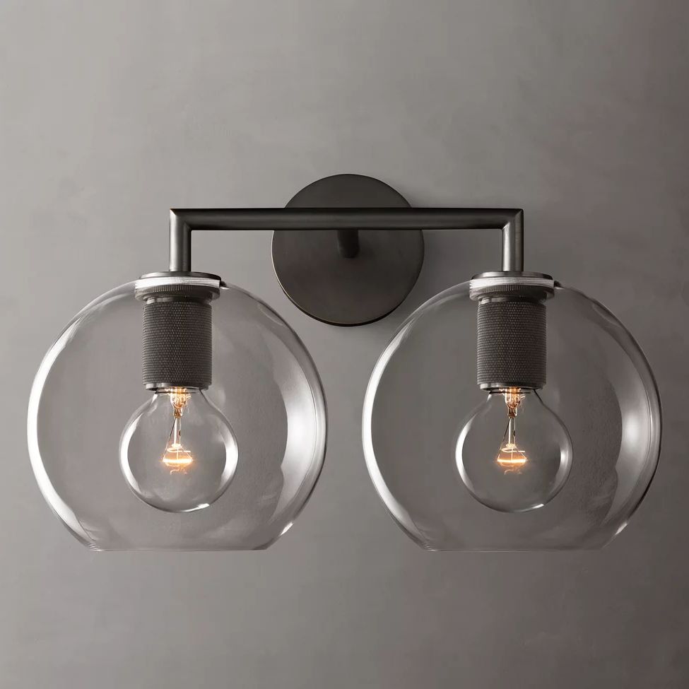 Utilitaire Globe Double Wall Sconce
