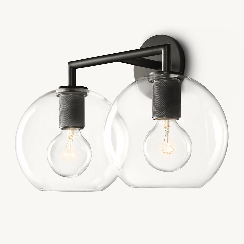 Utilitaire Globe Double Wall Sconce