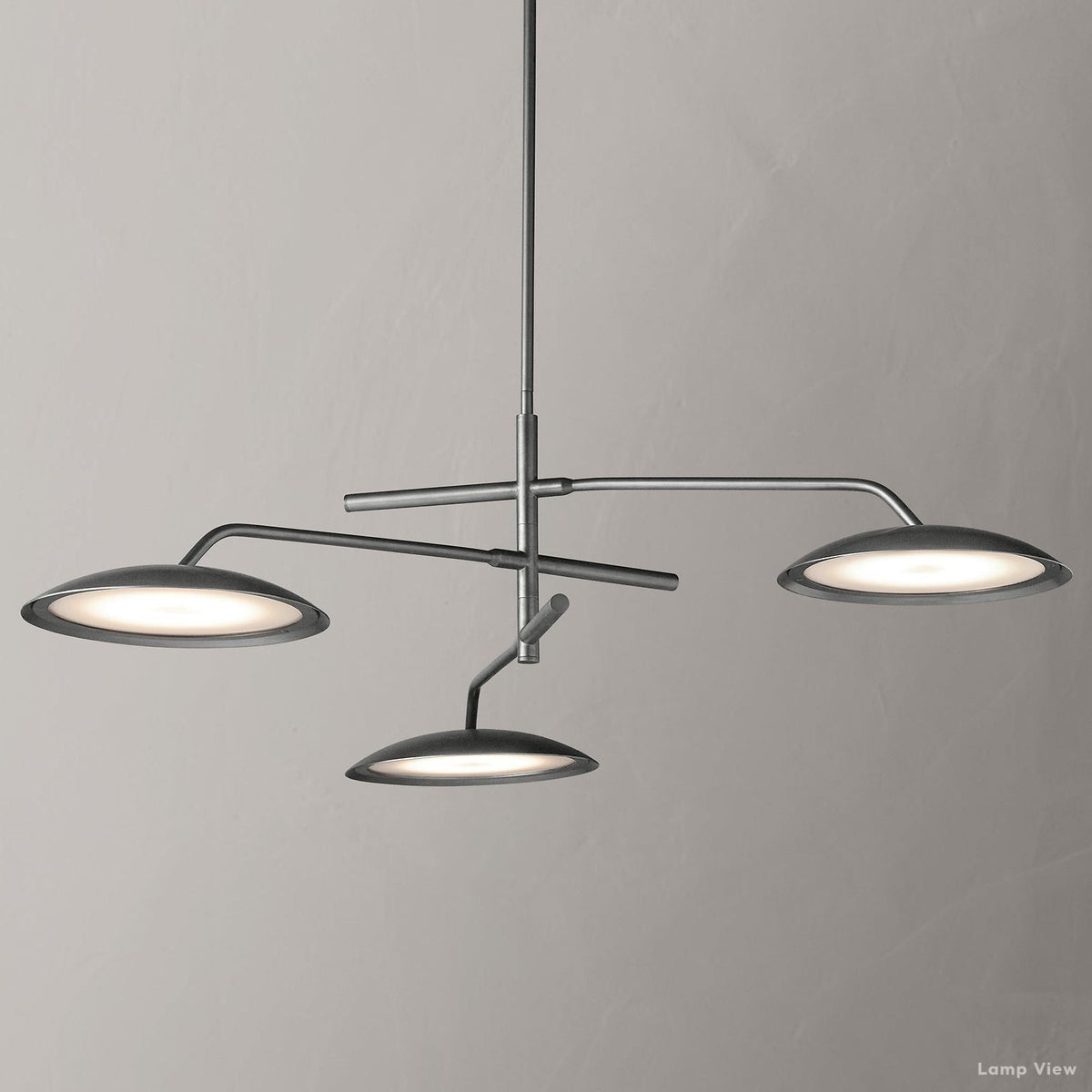 Asher Offset Disc Round Chandelier