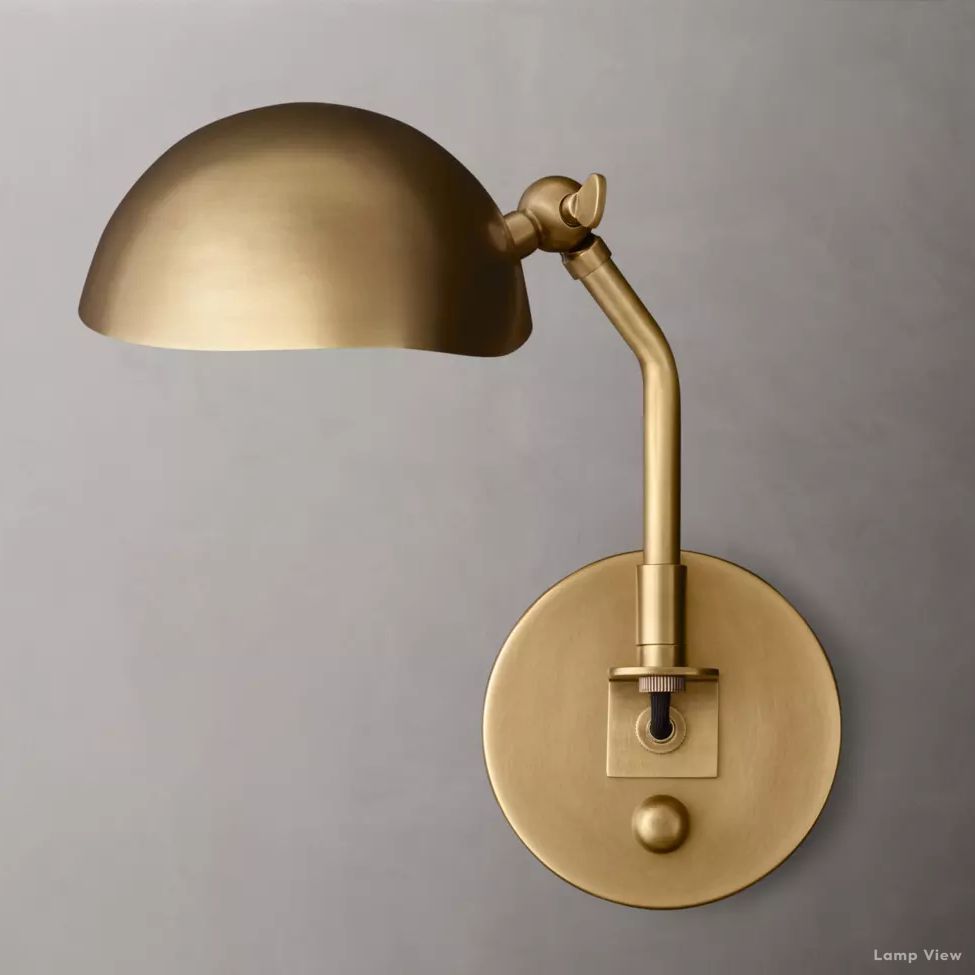 Convessi Undulating Curves Wall Sconce
