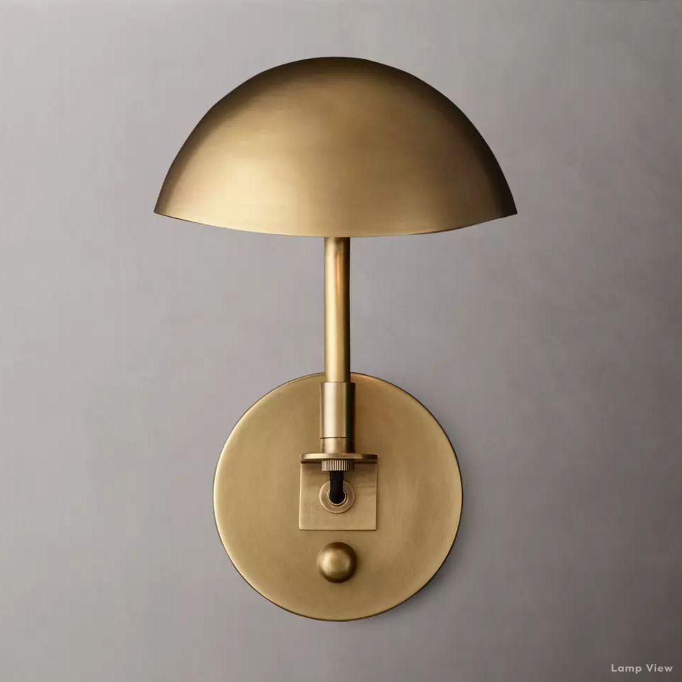 Convessi Undulating Curves Wall Sconce