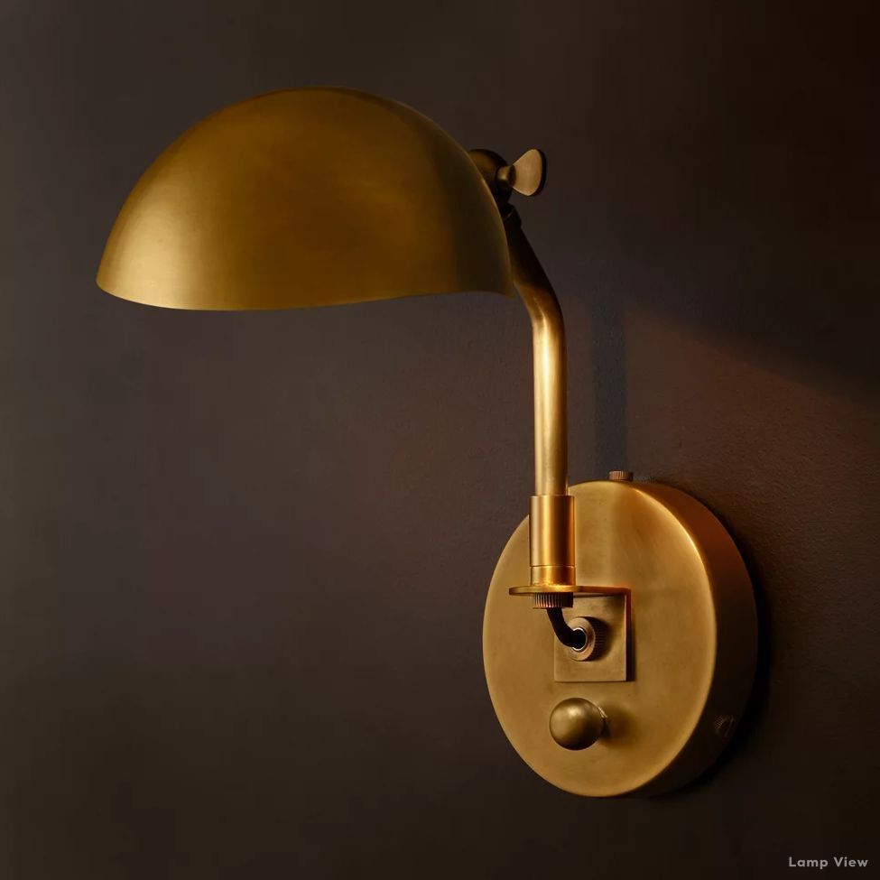 Convessi Undulating Curves Wall Sconce