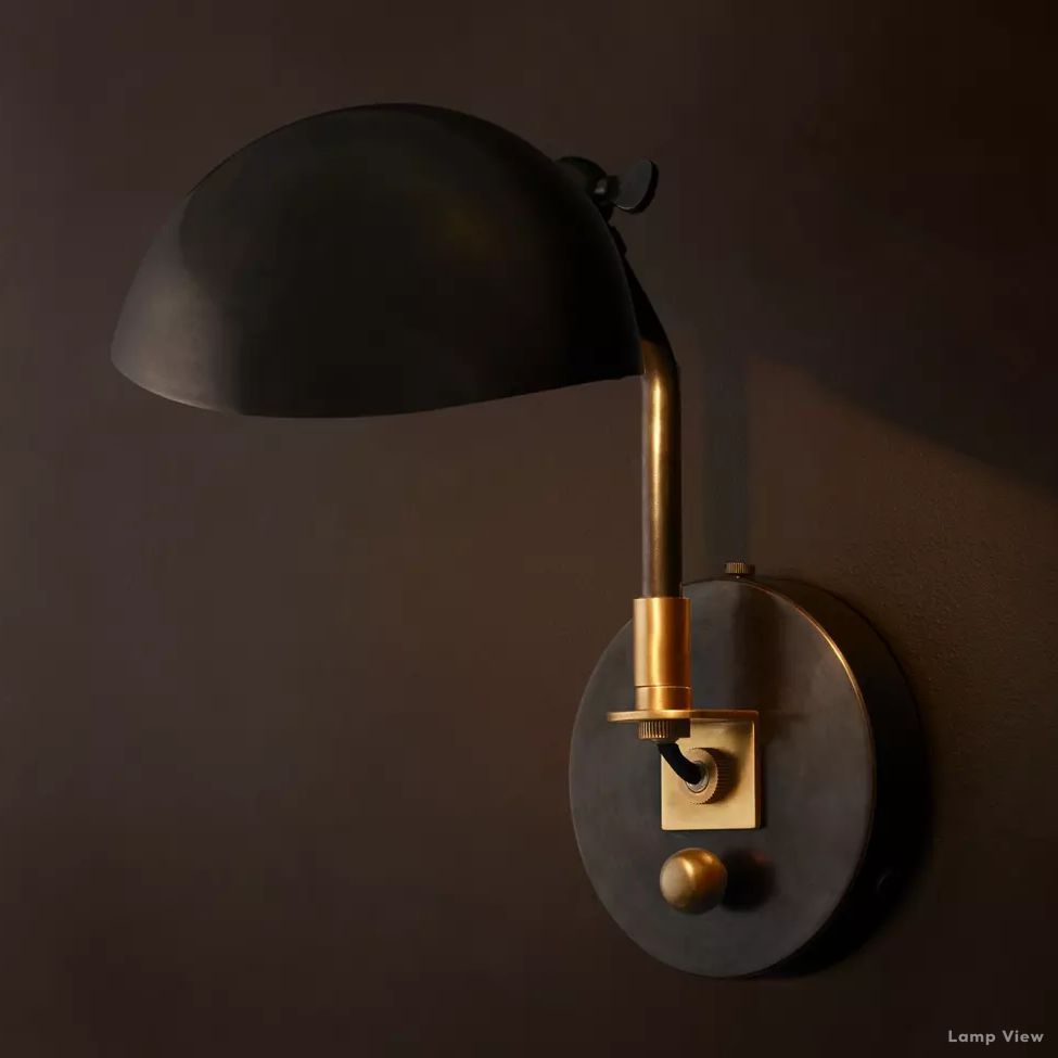 Convessi Undulating Curves Wall Sconce