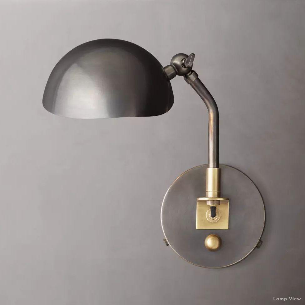 Convessi Undulating Curves Wall Sconce