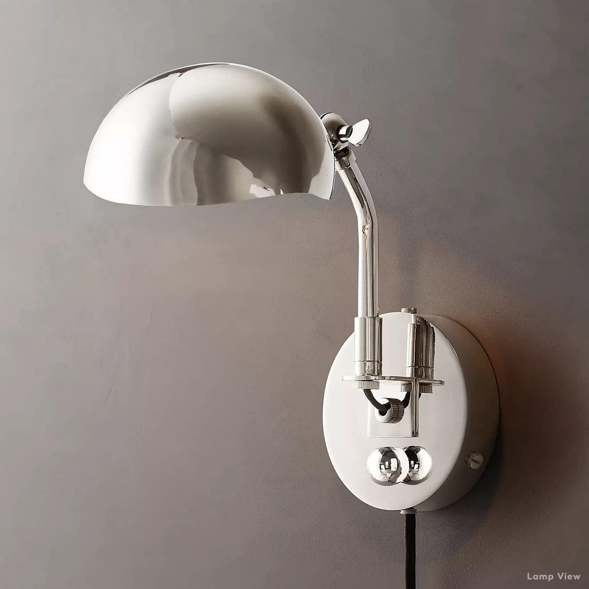 Convessi Undulating Curves Wall Sconce