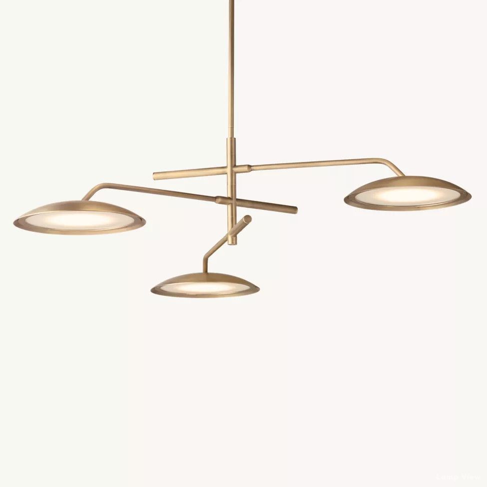 Asher Offset Disc Round Chandelier