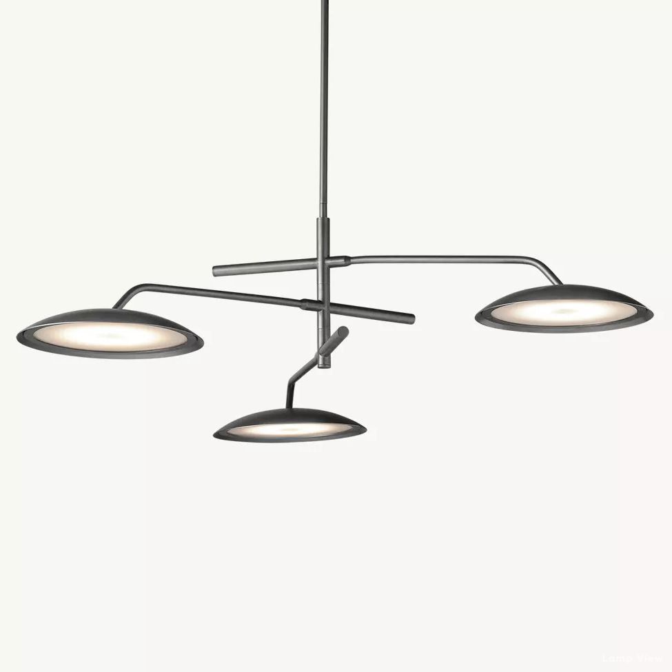Asher Offset Disc Round Chandelier