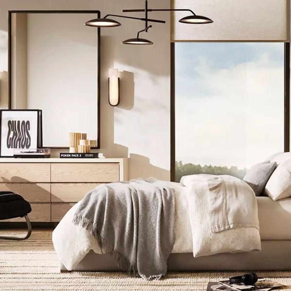 Asher Offset Disc Round Chandelier