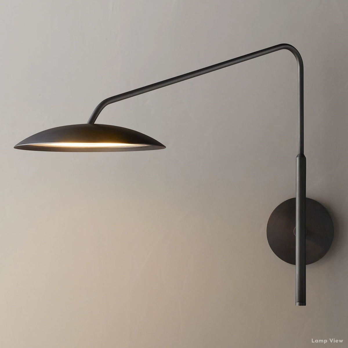 Asher Offset Disc Task Wall Sconce