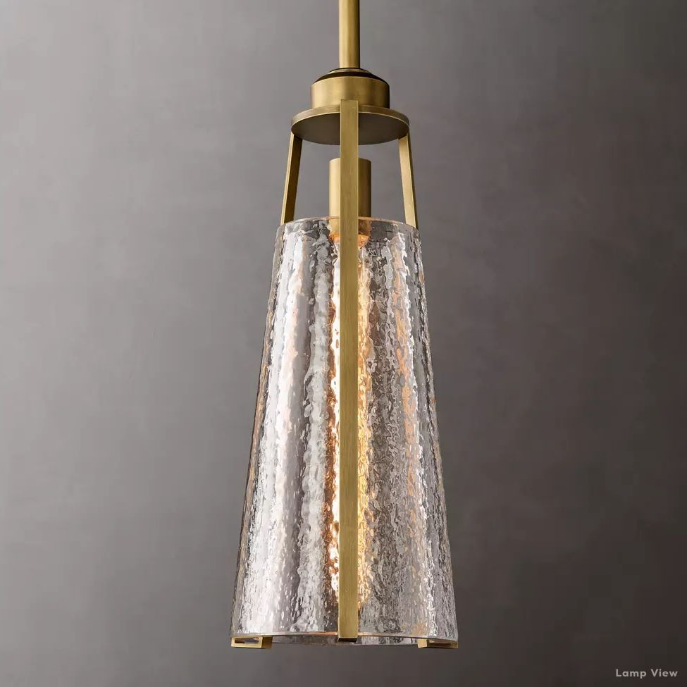 Arpege Funnel Glass Pendant Light