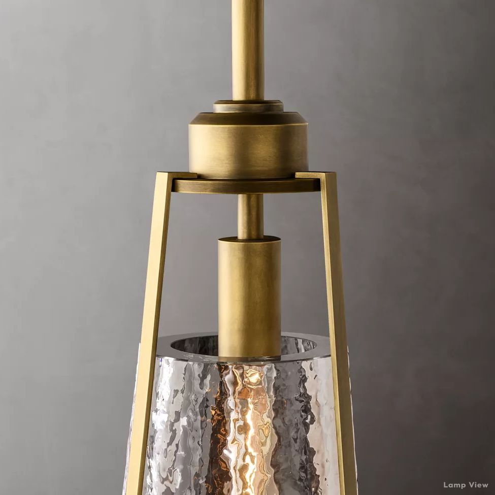 Arpege Funnel Glass Pendant Light