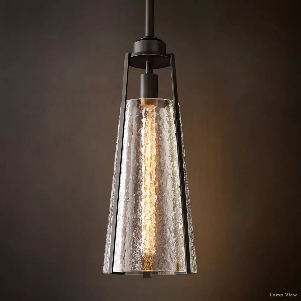 Arpege Funnel Glass Pendant Light
