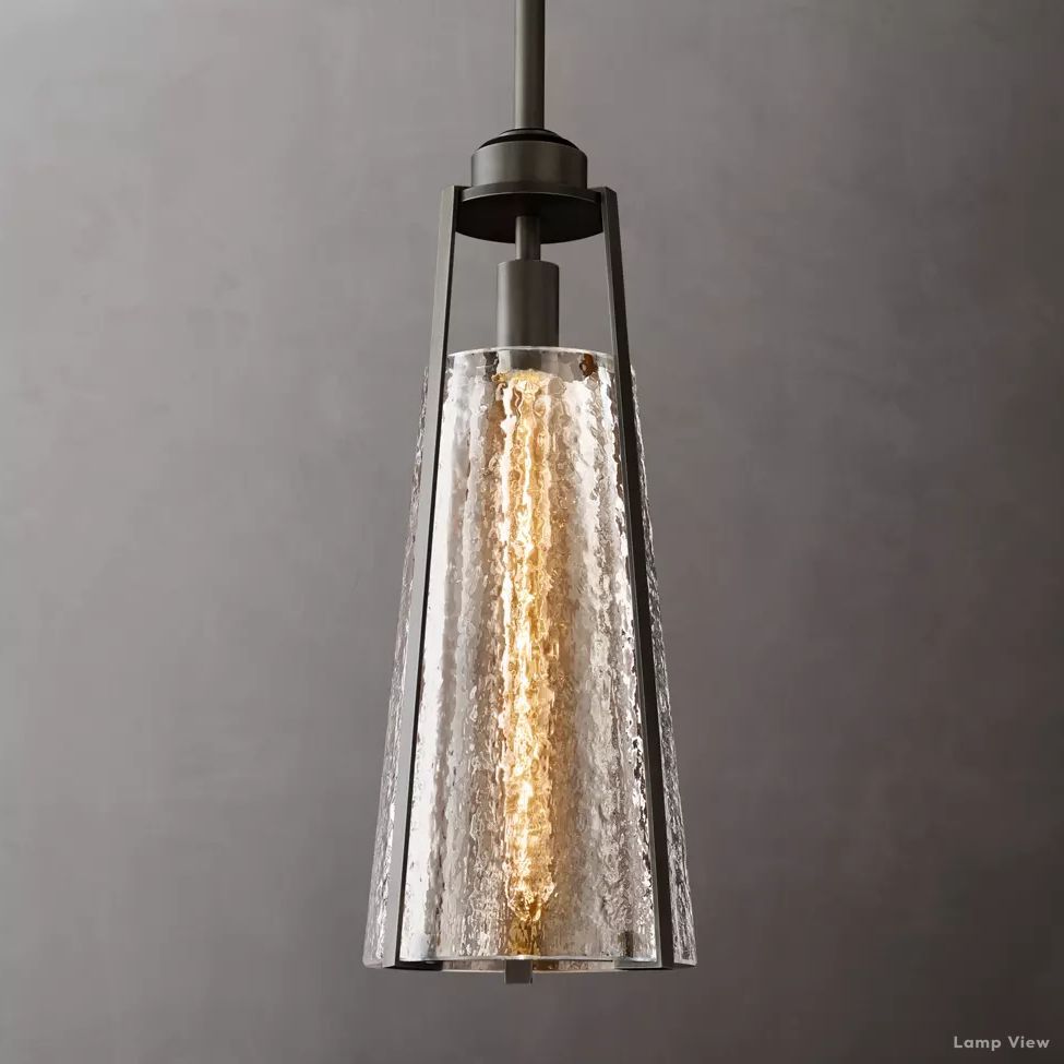 Arpege Funnel Glass Pendant Light