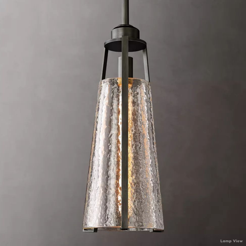 Arpege Funnel Glass Pendant Light