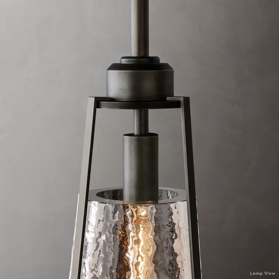 Arpege Funnel Glass Pendant Light