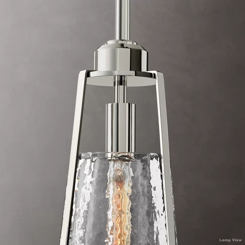 Arpege Funnel Glass Pendant Light