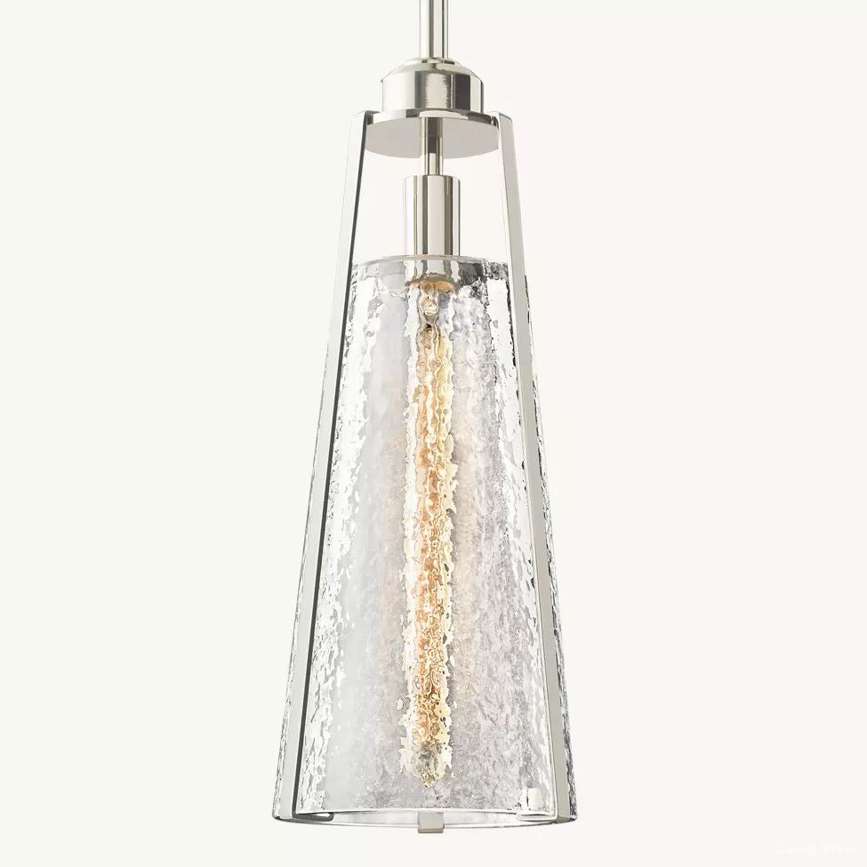 Arpege Funnel Glass Pendant Light