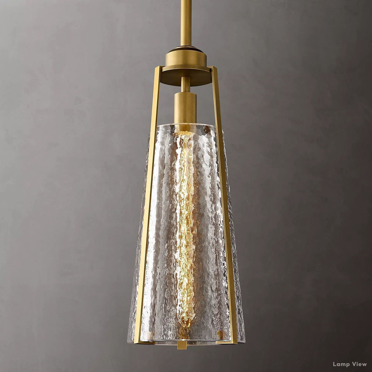Arpege Funnel Glass Pendant Light