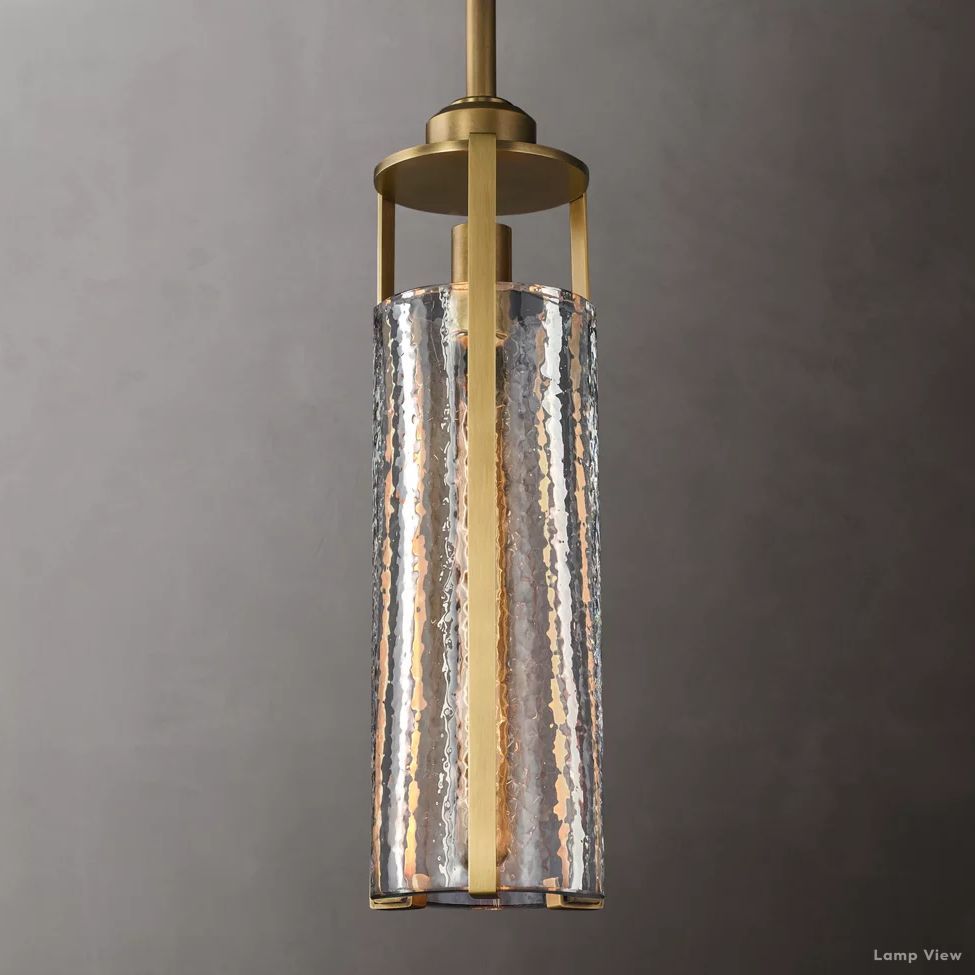 Arpege Cylinder Glass Pendant Light