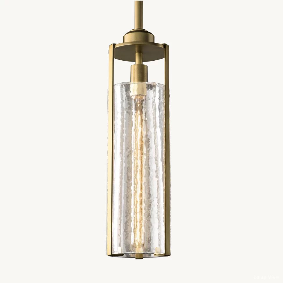 Arpege Cylinder Glass Pendant Light