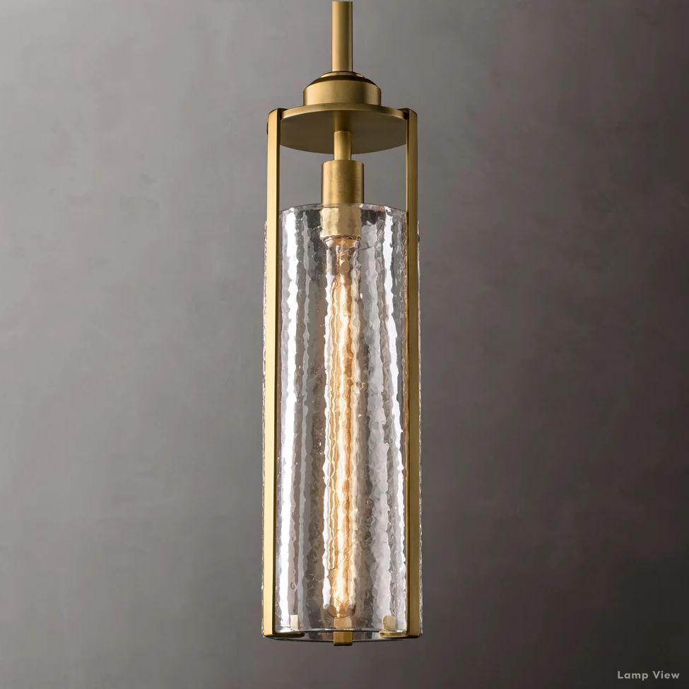 Arpege Cylinder Glass Pendant Light