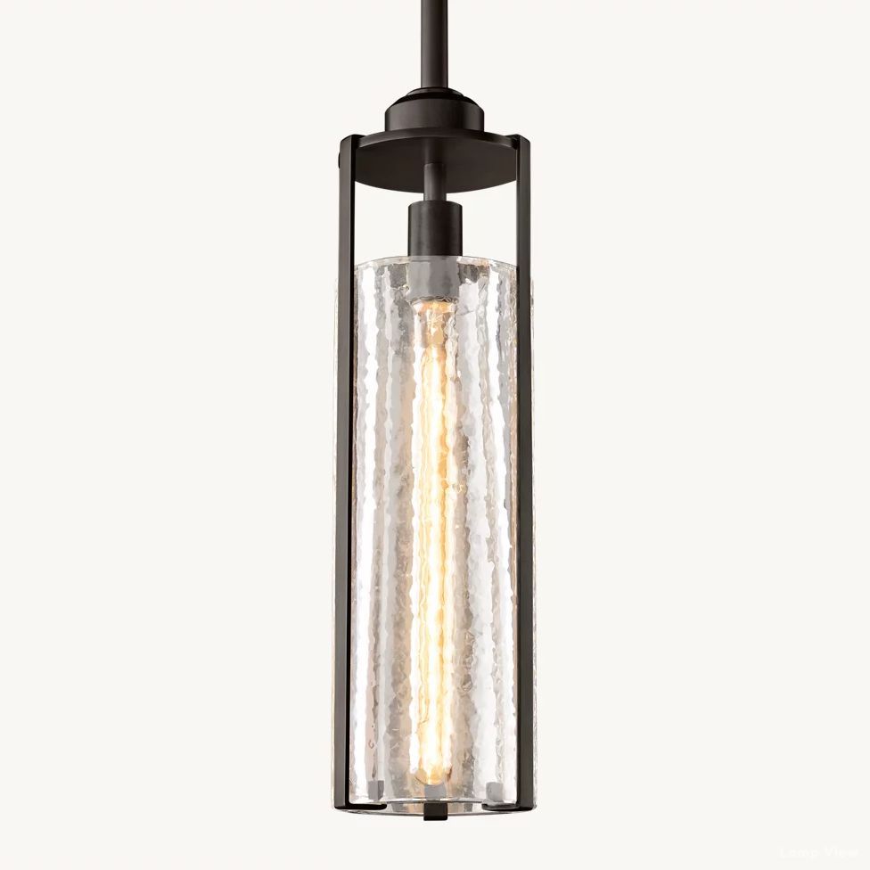 Arpege Cylinder Glass Pendant Light
