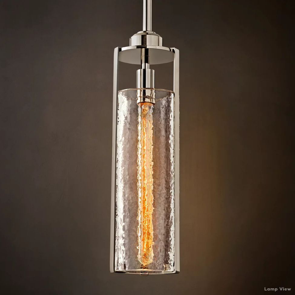 Arpege Cylinder Glass Pendant Light