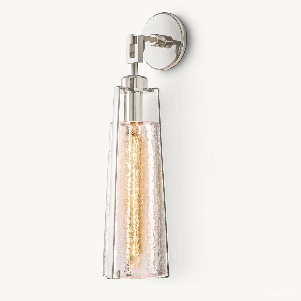 Arpege Funnel Glass Wall Sconce