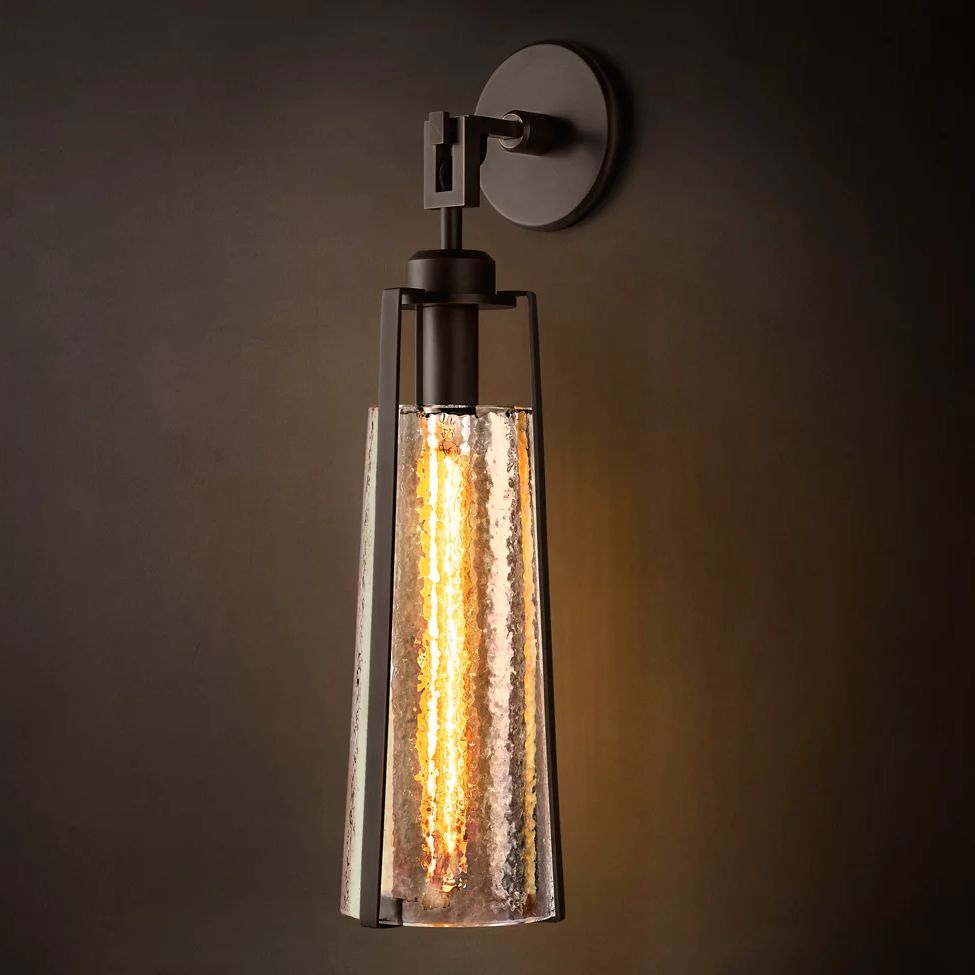 Arpege Funnel Glass Wall Sconce