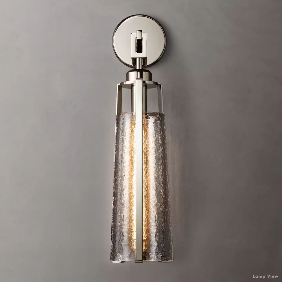 Arpege Funnel Glass Wall Sconce