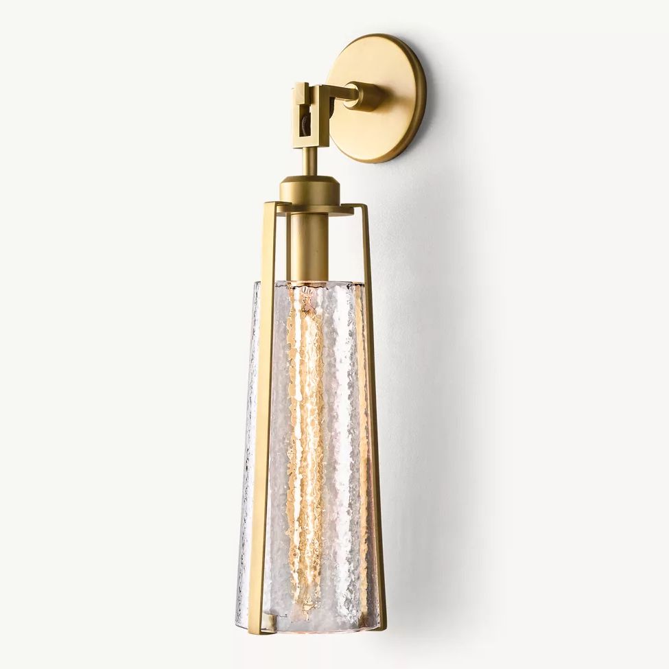 Arpege Funnel Glass Wall Sconce