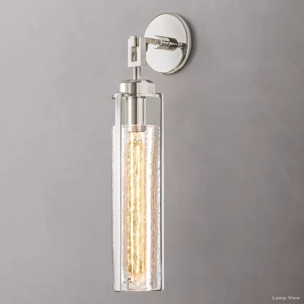 Arpege Cylinder Glass Wall Sconce