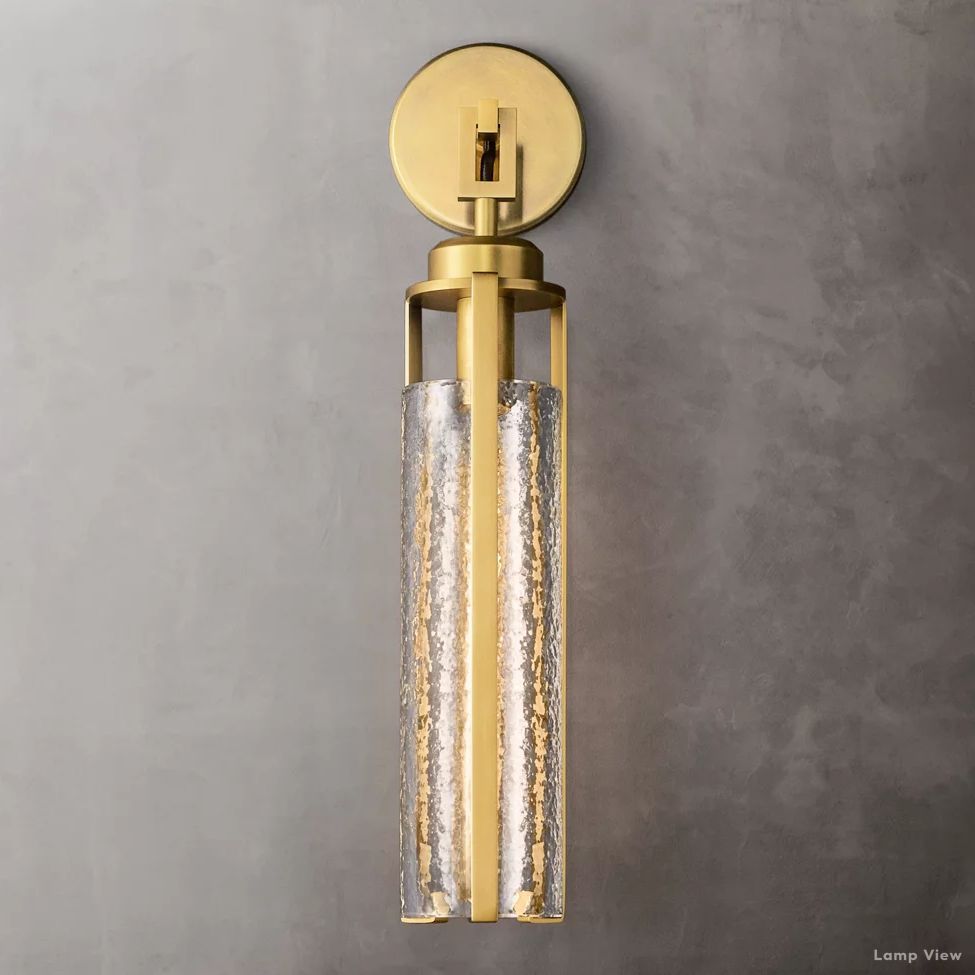 Arpege Cylinder Glass Wall Sconce