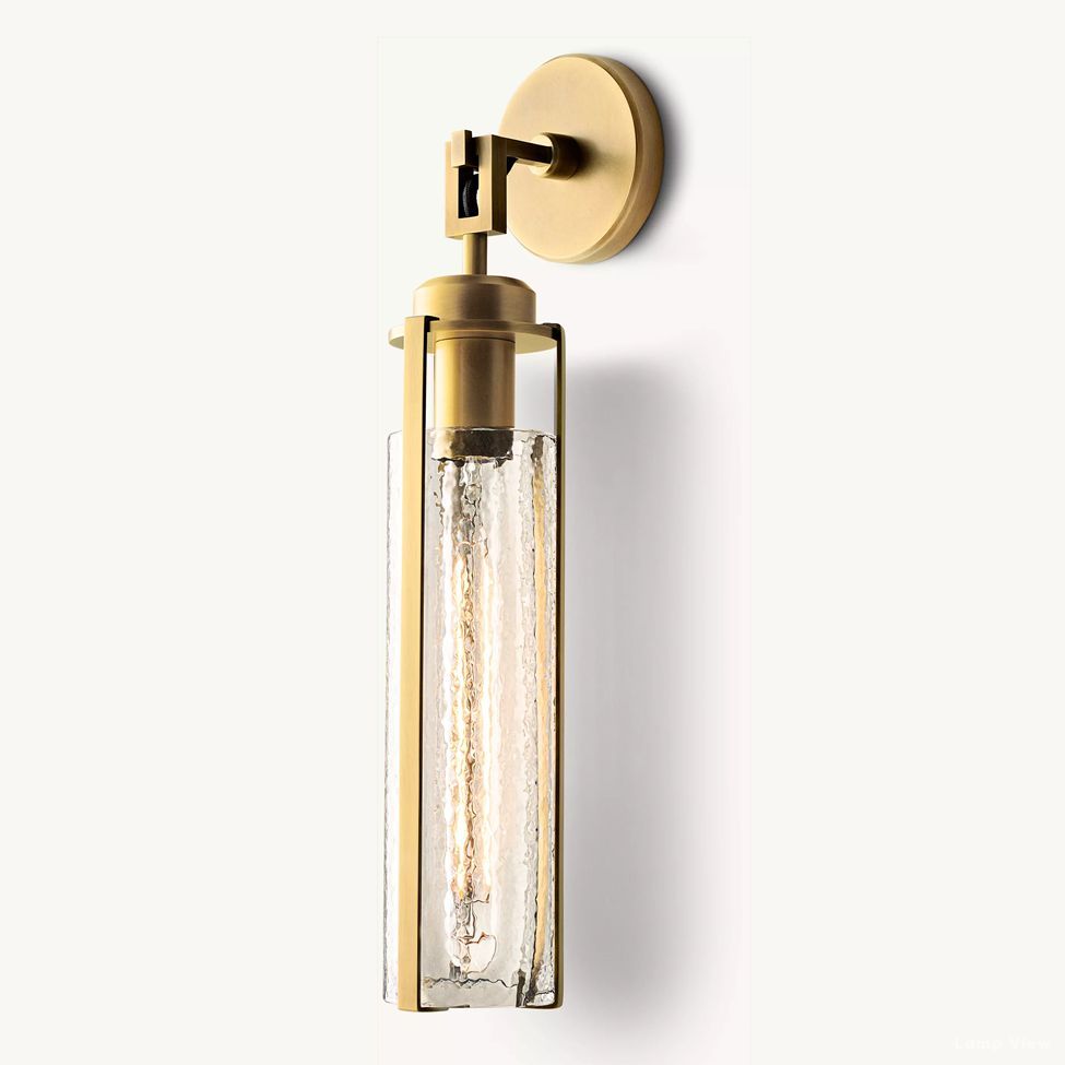 Arpege Cylinder Glass Wall Sconce