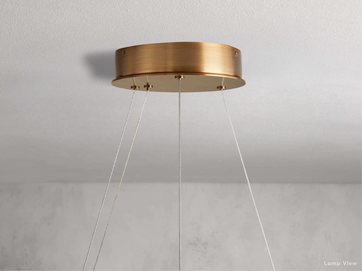 Halima Ambient Glow Halo Chandelier