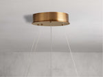 Halima Alabaster Halo Chandelier